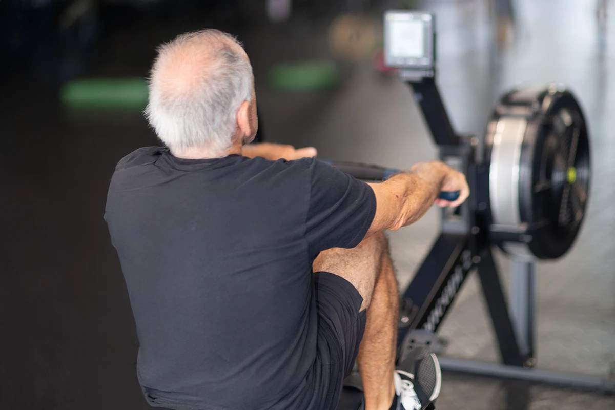 man exercising at VIGOR